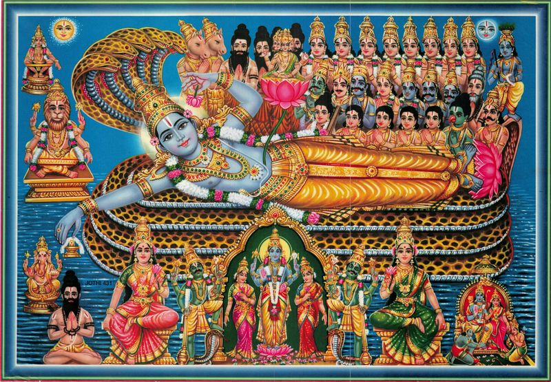 1970 Temple Religious Art from India