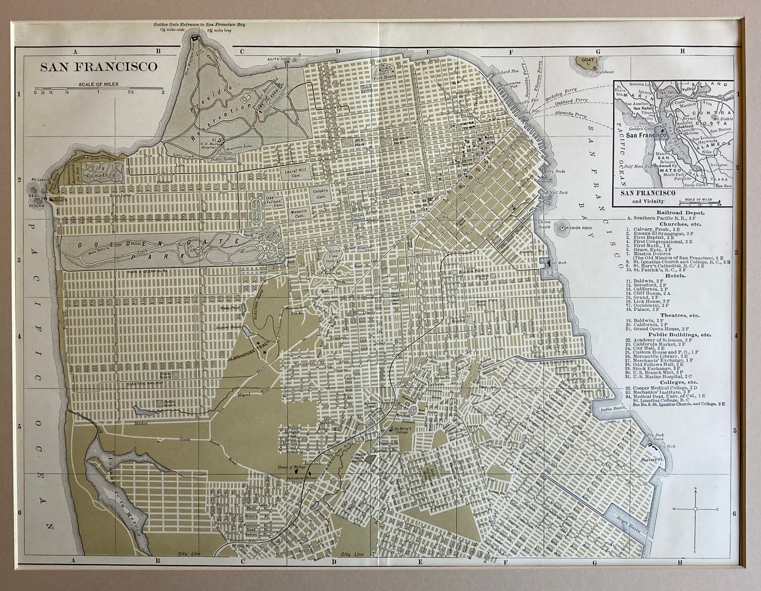 1897 Map of San Francisco