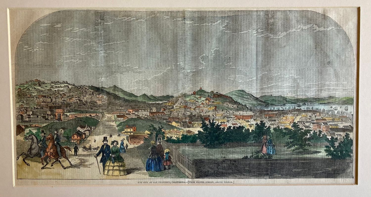 1858 View of San Francisco from South Park