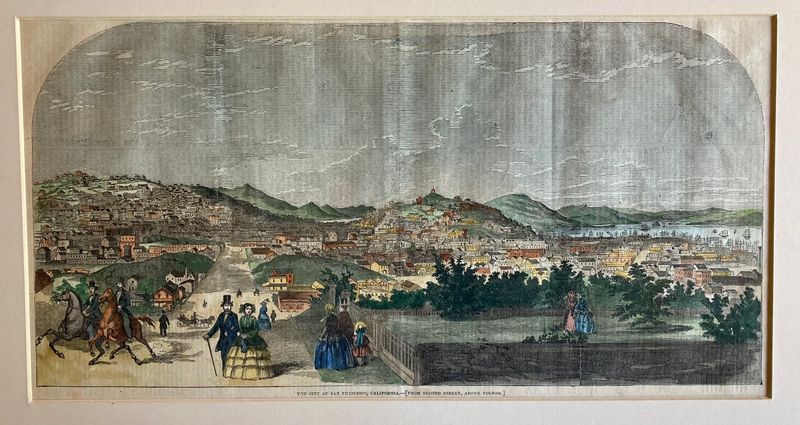 1858 View of San Francisco from South Park