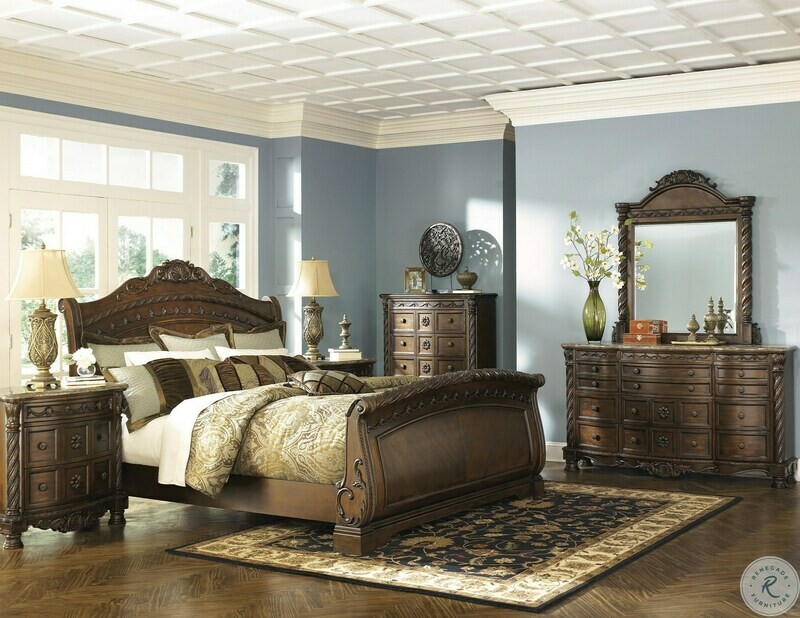California King Bedroom set 6 Pcs Set