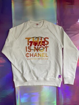 This Is Not ¢hanel - NFC clothing - White TWA Sweater