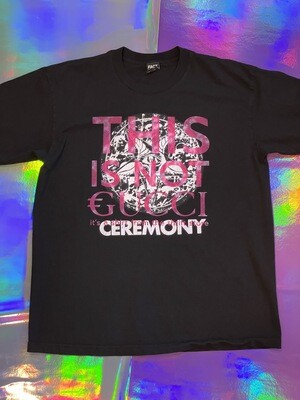This Is Not €ucci - NFC clothing - Black Goth Ceremony Shirt