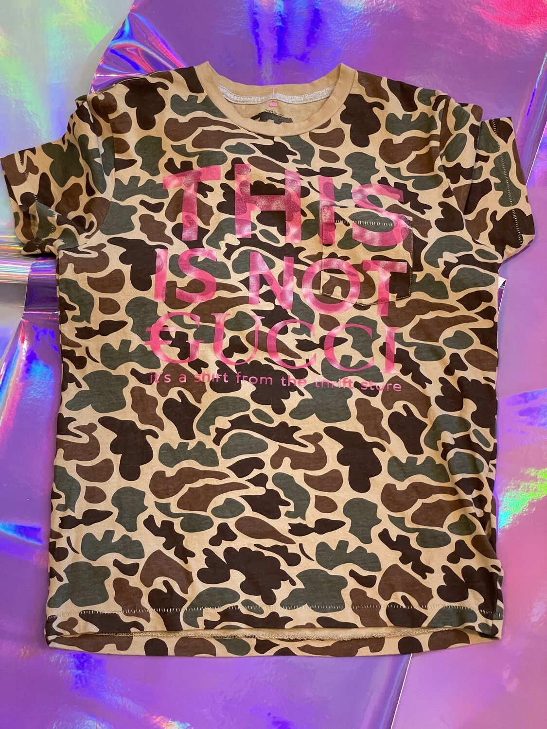 This Is Not €ucci - NFC clothing - Camo Shirt