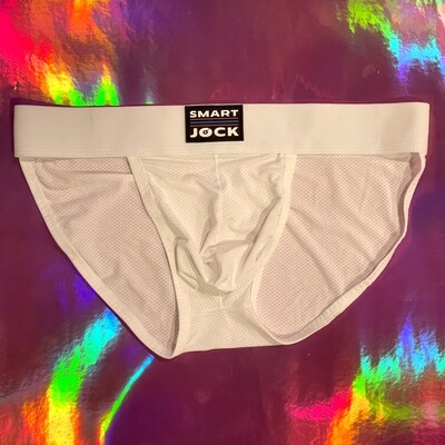 Early Adopter - White Smart-Jock Underwear - Sheer Early Adopter - White Smart-Jock Underwear - Sheer