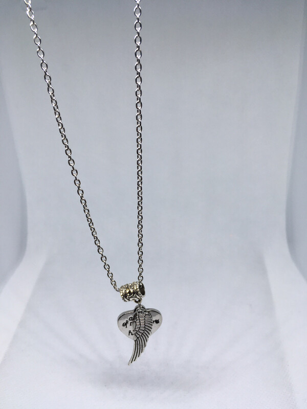 A Piece Of My Heart Is In Heaven Necklace