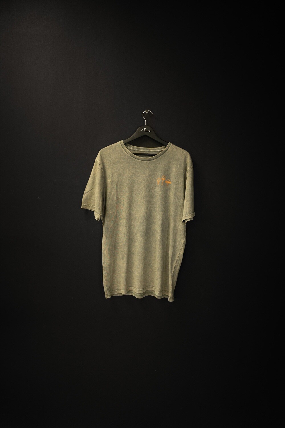 Remera Mush Verde Lavado de
