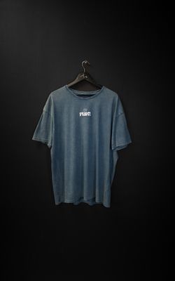 Remera Under Over Blue Washed de