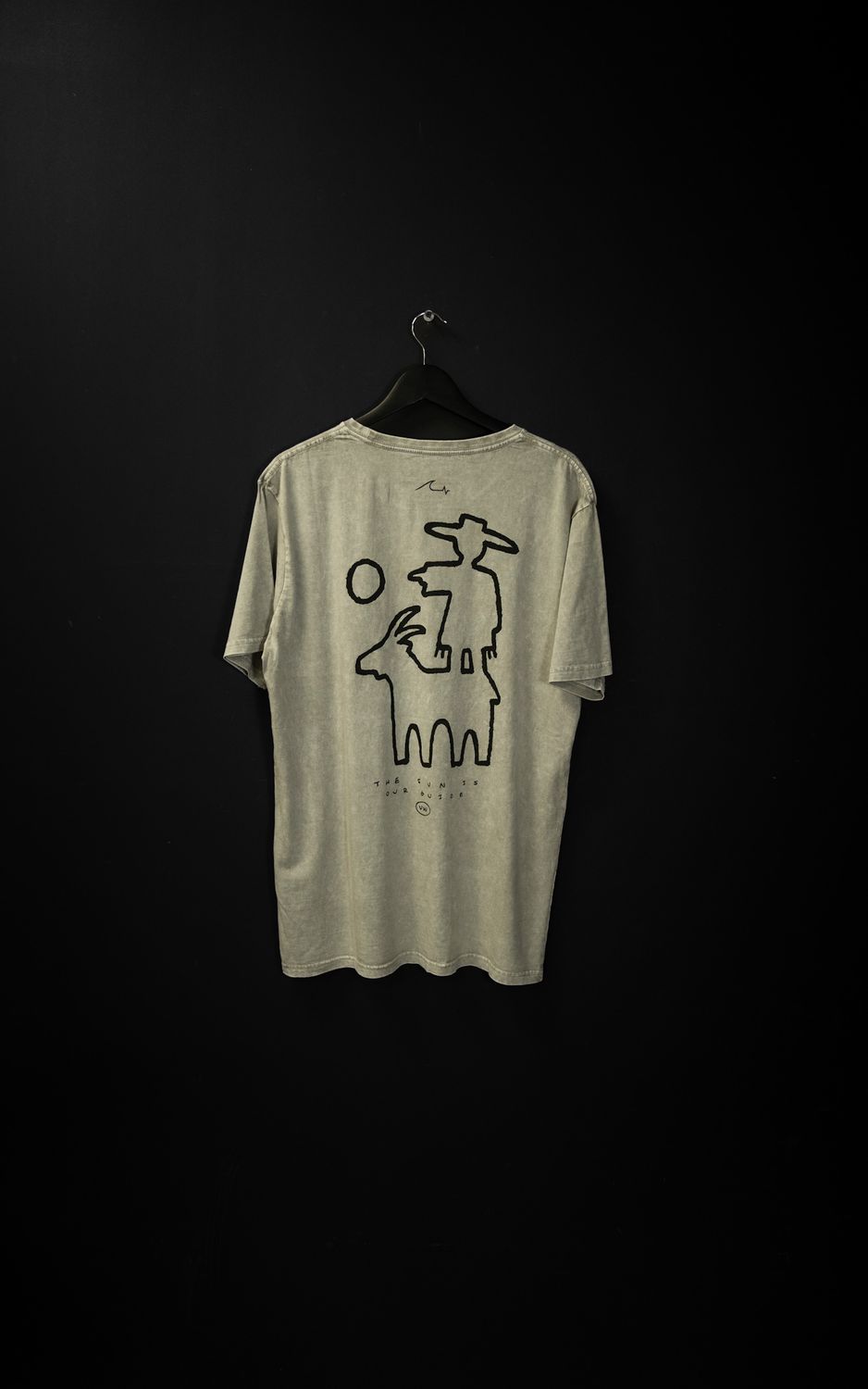 Remera Pucara Washed Grey de
