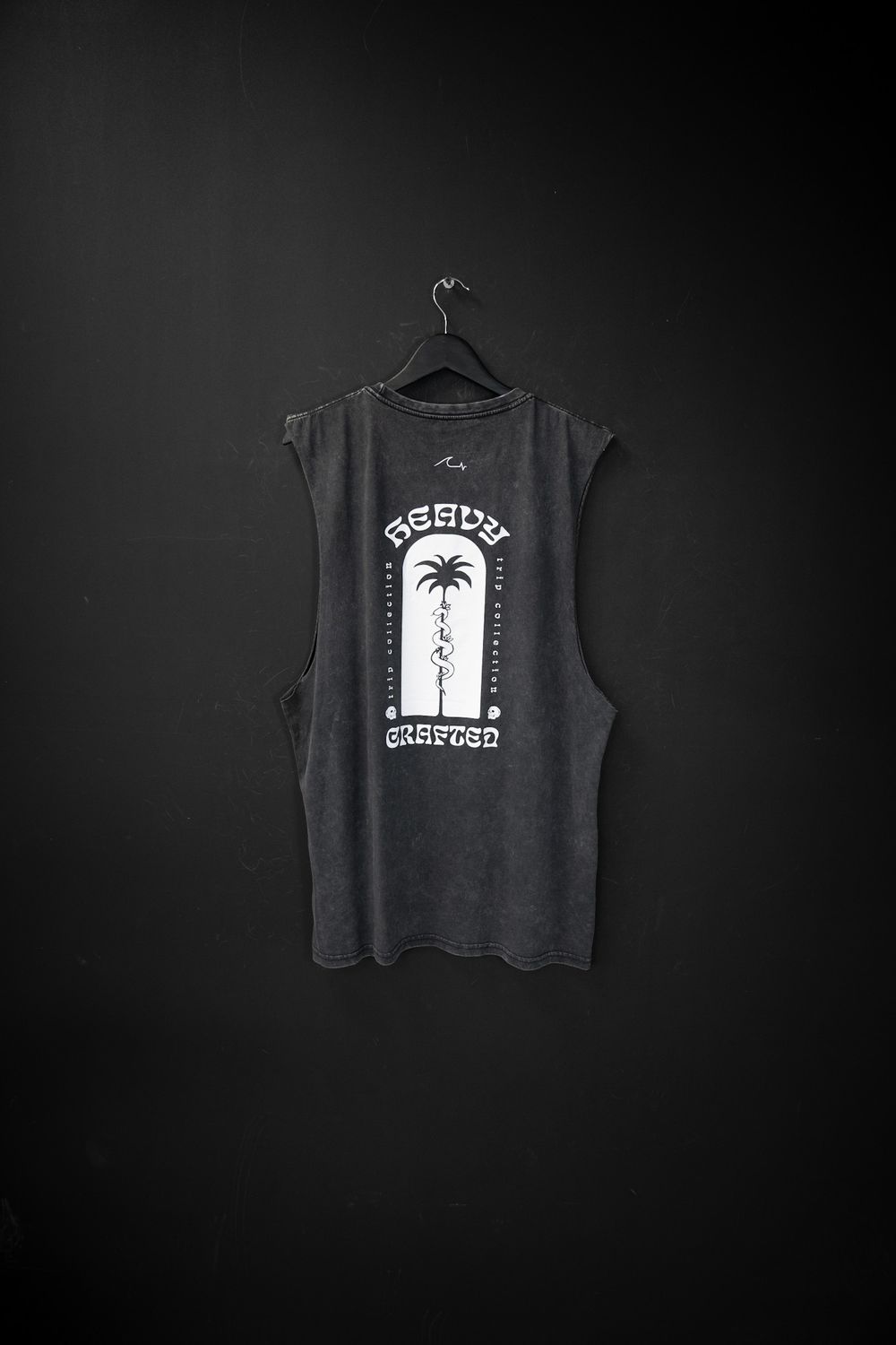 Musculosa Rubi Black Washed de