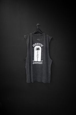 Musculosa Rubi Black Washed de