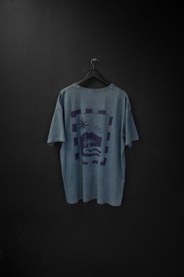 Remera Oversize Samambaia Blue Washed de
