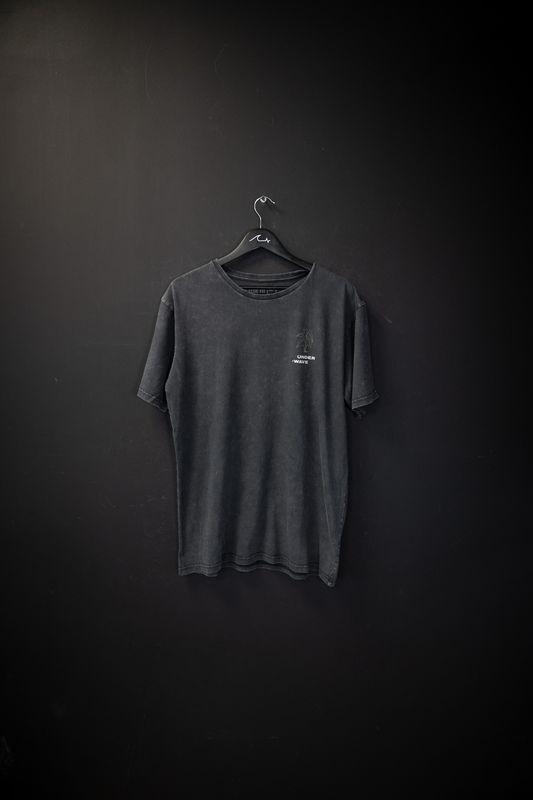 Remera Classic Fit Green House Black Washed