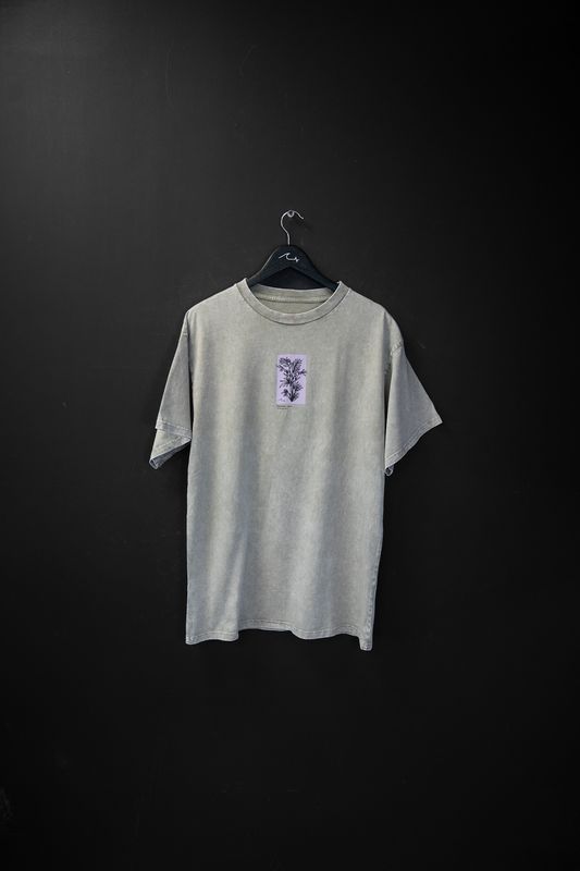 Remera Green House Grey Washed Oversized