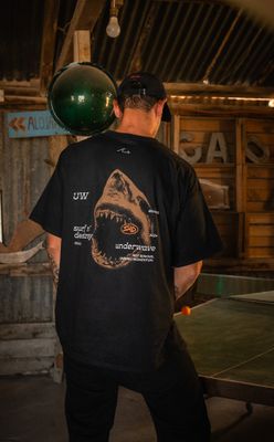 Remera Oversize Delgada Black NEW