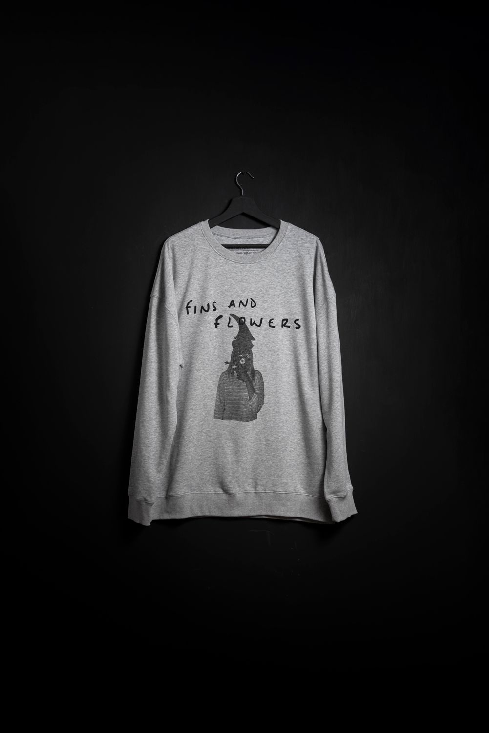 Crew Flowers Gris Melange new