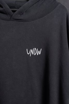 Hoodie Palmera Black Washed new