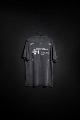 Remera Oversize Pez Black Washed NEW
