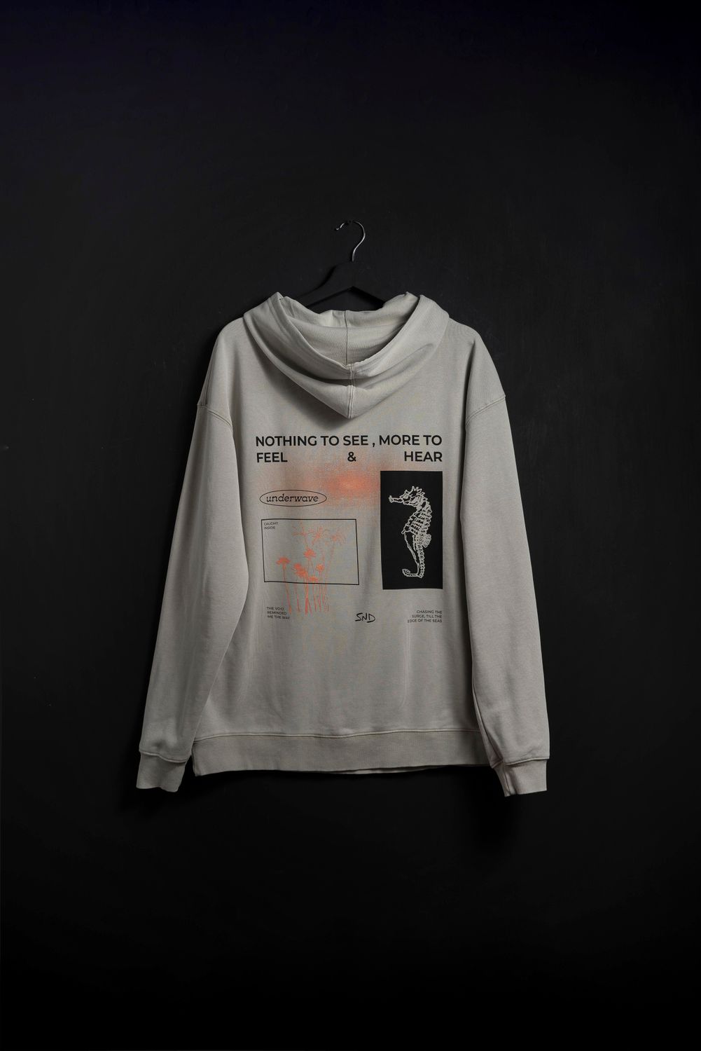 Hoodie Khaki Washed Alamos new