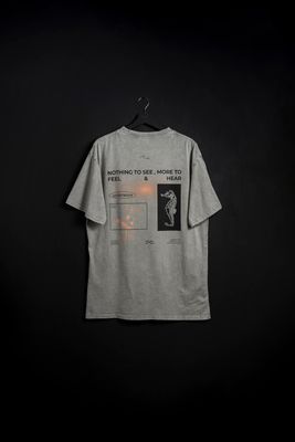 Remera Oversize Alamos Grey Washed new