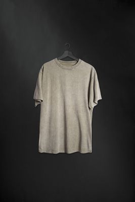 Remera Over Senecio Gris Lavada
