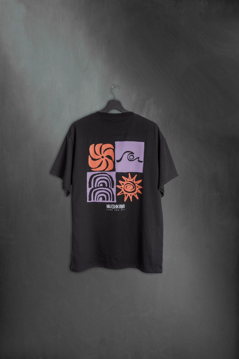 Remera Over Black Summer ss