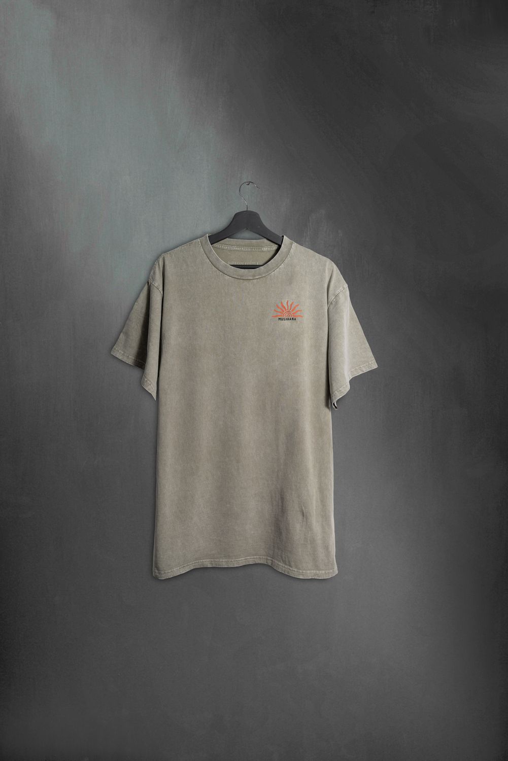 Remera Oversize Green Washed Sun ss