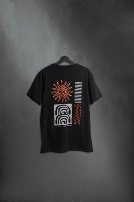 Remera Classic Fit Black Sun ss