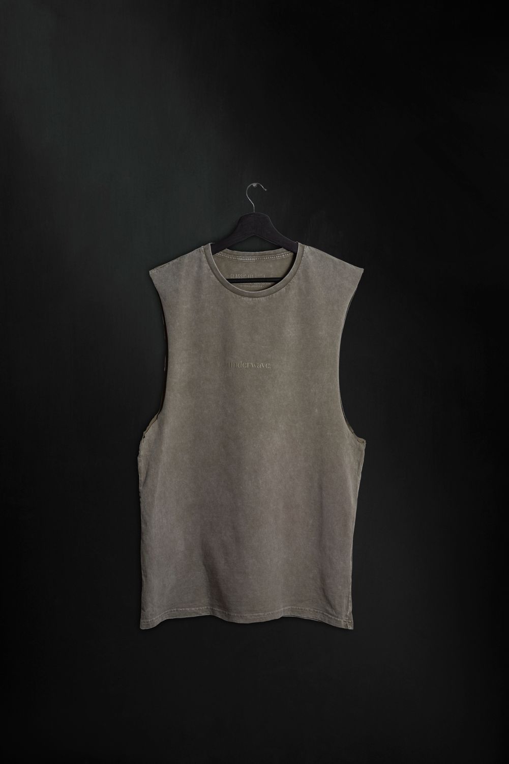 Musculosa Senecio Gris Washed ss