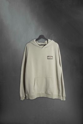 Hoodie Khaki Oversized Hand ss