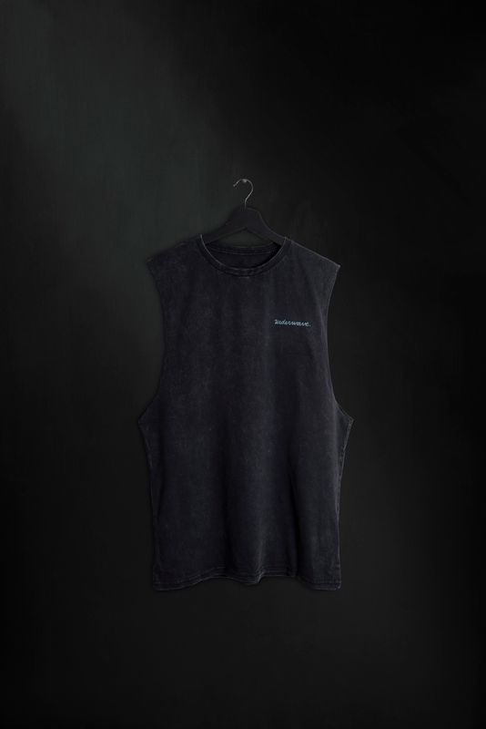 Musculosa Guano Black Washed SS