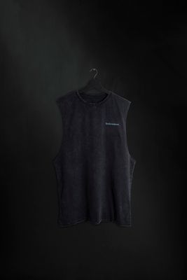 Musculosa Guano Black Washed SS