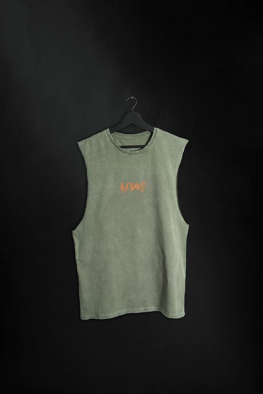 Musculosa Graffiti Grey Washed SS