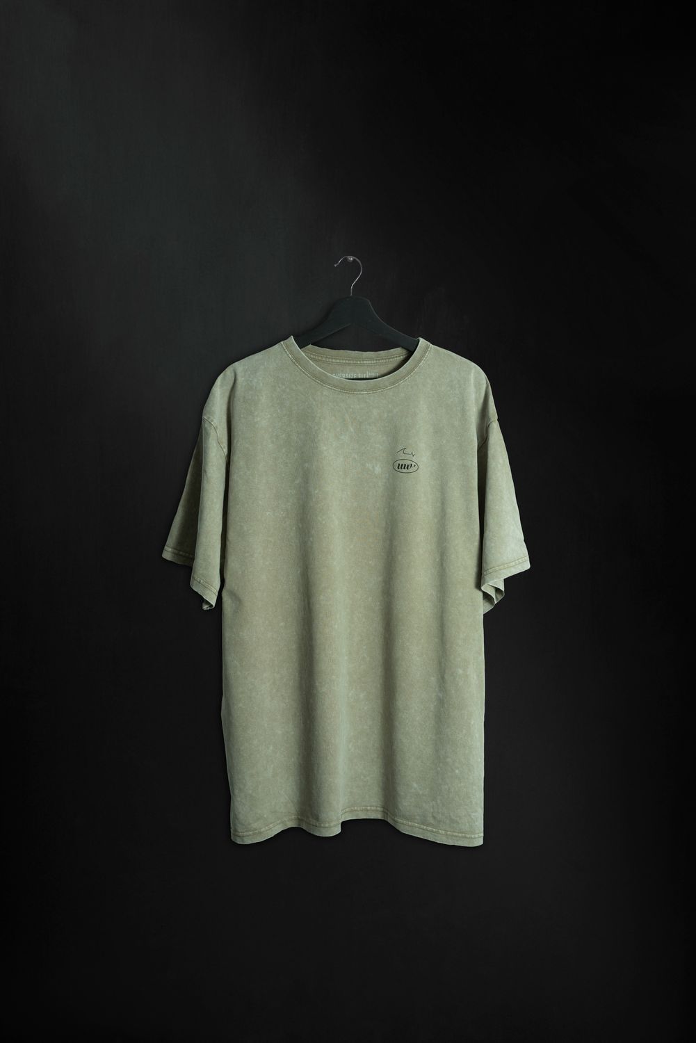 Remera  Oversize Grey Washed Estrella Grafitti ss