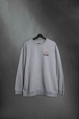 Crew Gris Melange Peace ss