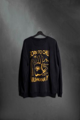 Crew Black Washed Hand