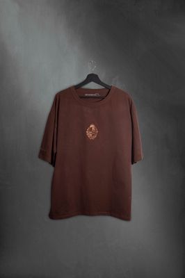 Remera Overbox Brown Escudo Uy