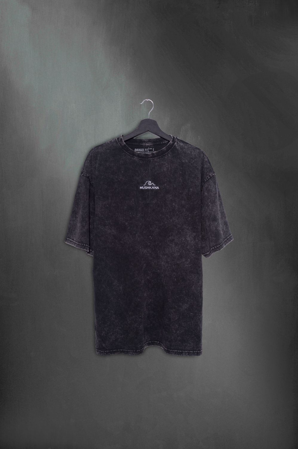 Mushkana Minimal Black Washed Oversize aa