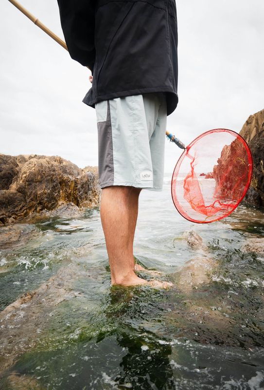 Boardshort Nami Celeste y Gris SS