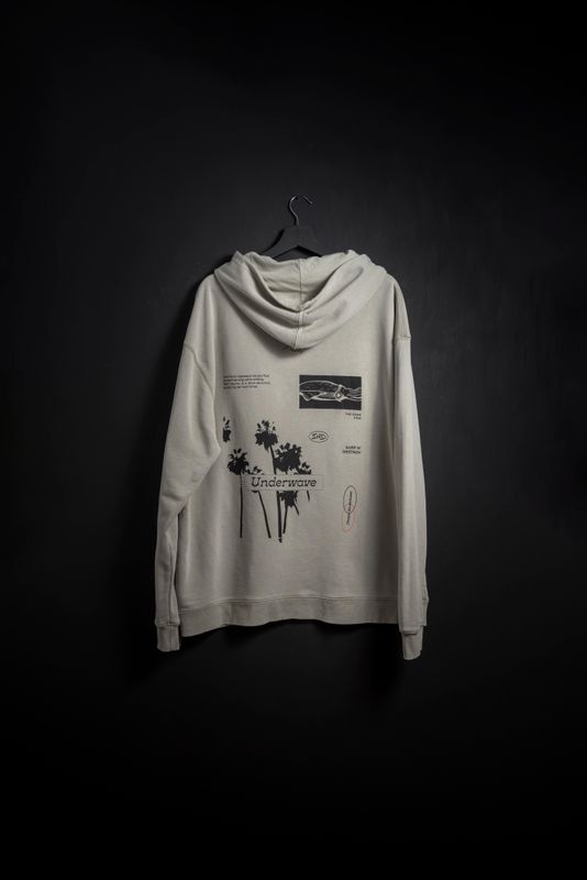 Hoodie Khaki Washed Caleta new