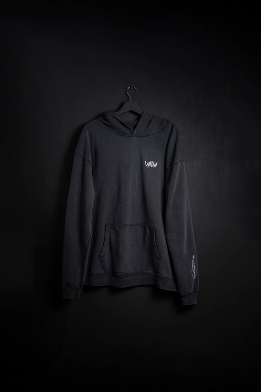 Hoodie Colombo Black Washed NEW