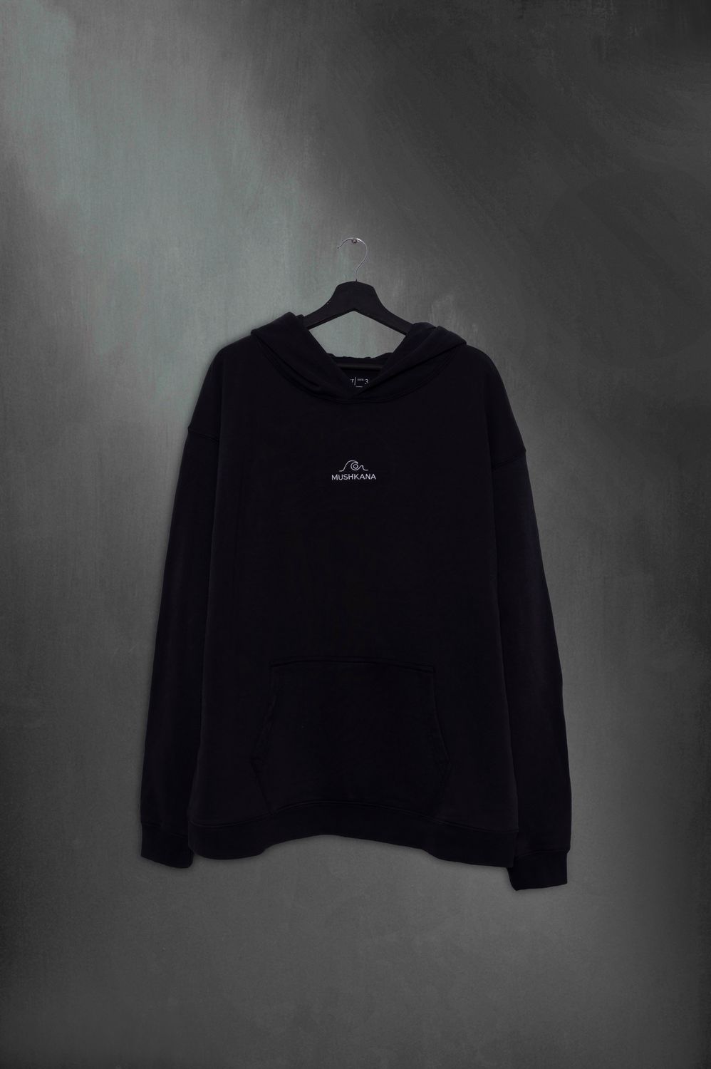 Hooodie Black Washed Mushkana aa