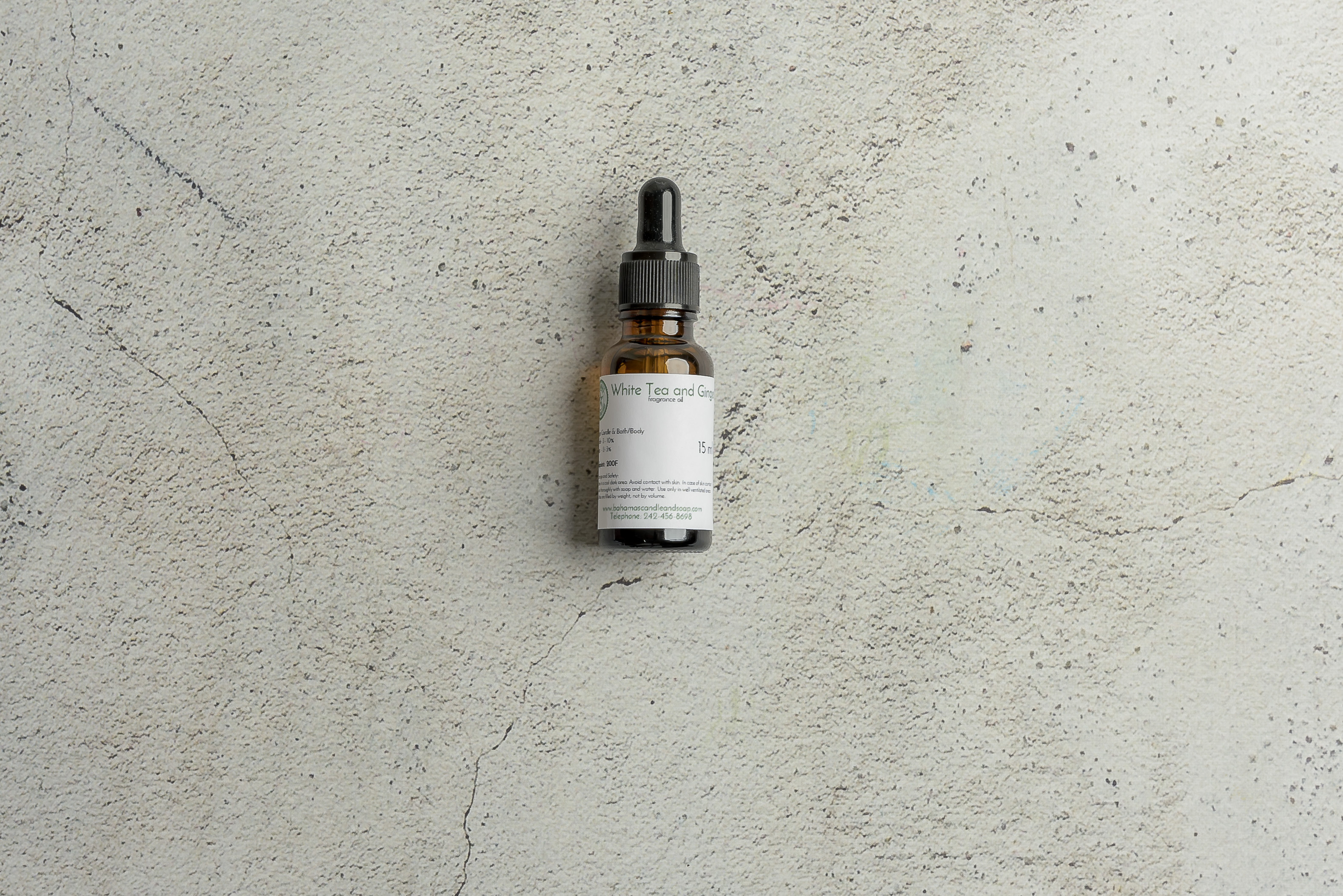 White Tea and Ginger Fragrance Oil - 15 ml