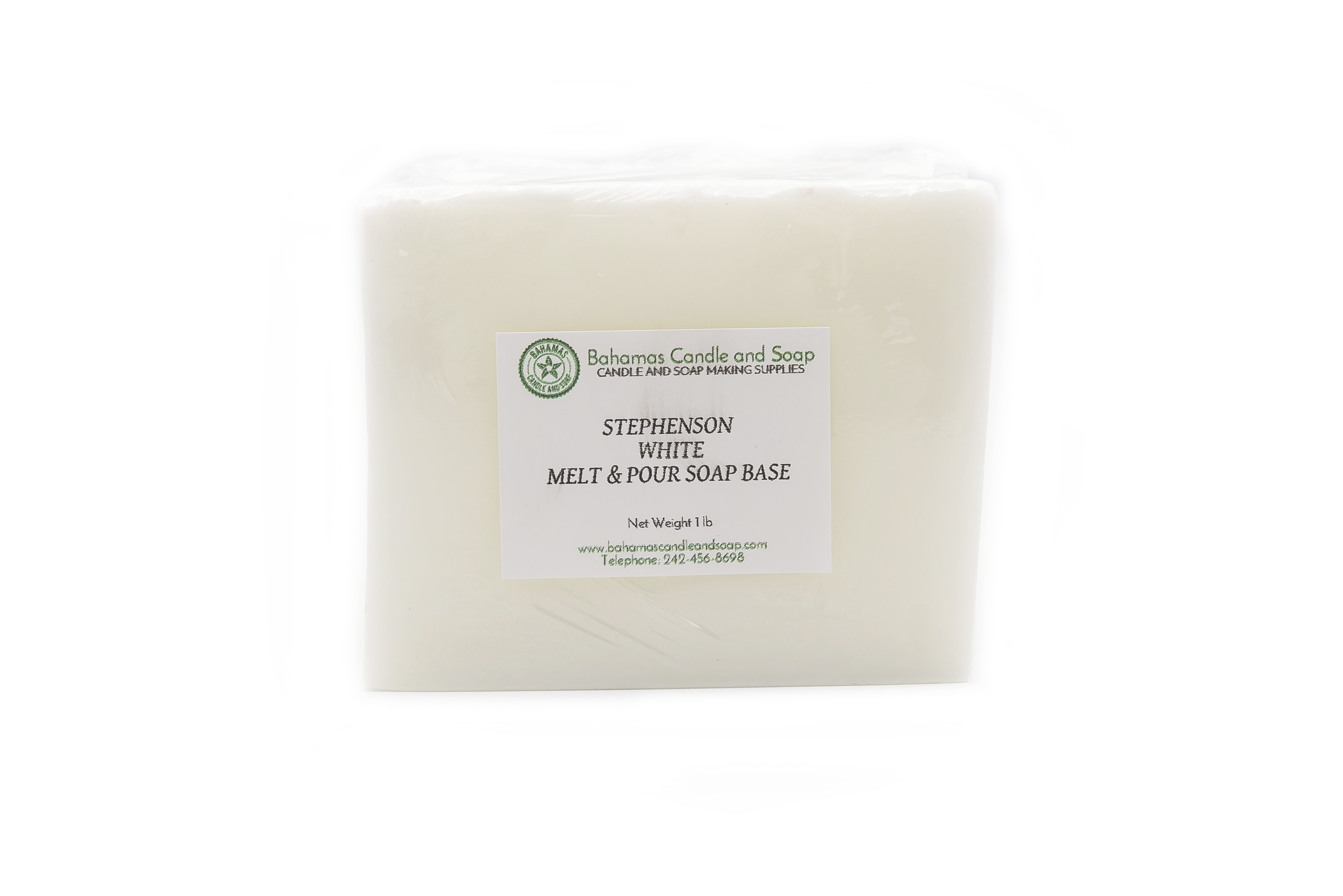 Stephenson Crystal White (WST) Melt and Pour Soap Base (1 lb)