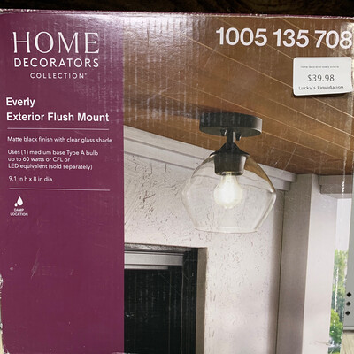 Home decoration everly exterior flush mount 1005 135 708