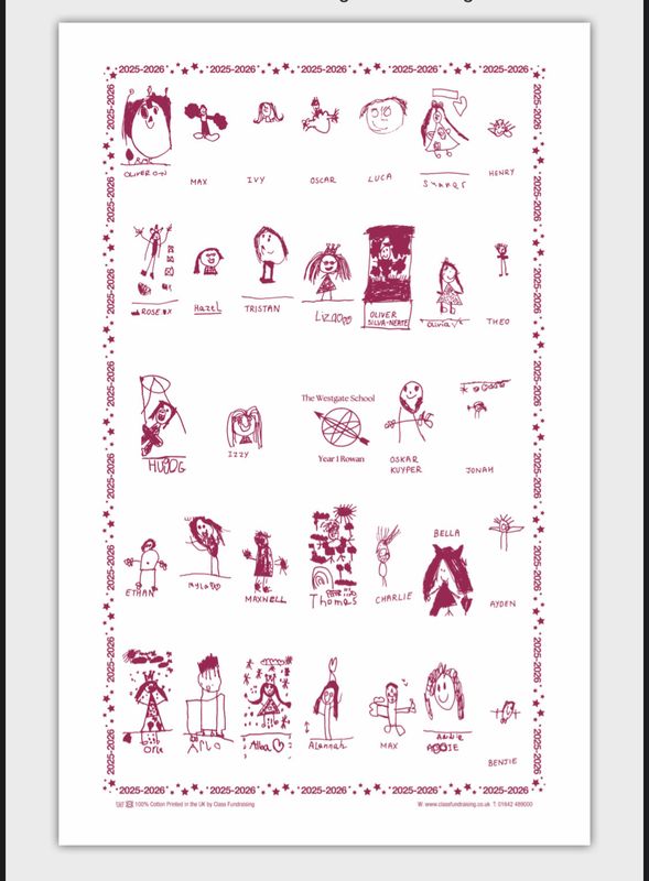Rowan Class Tea Towels