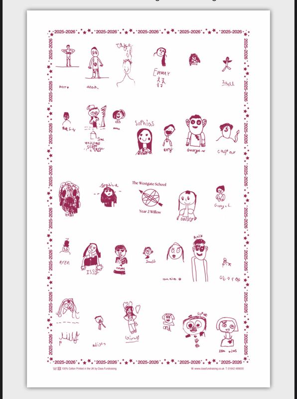 Willow Class Tea Towel