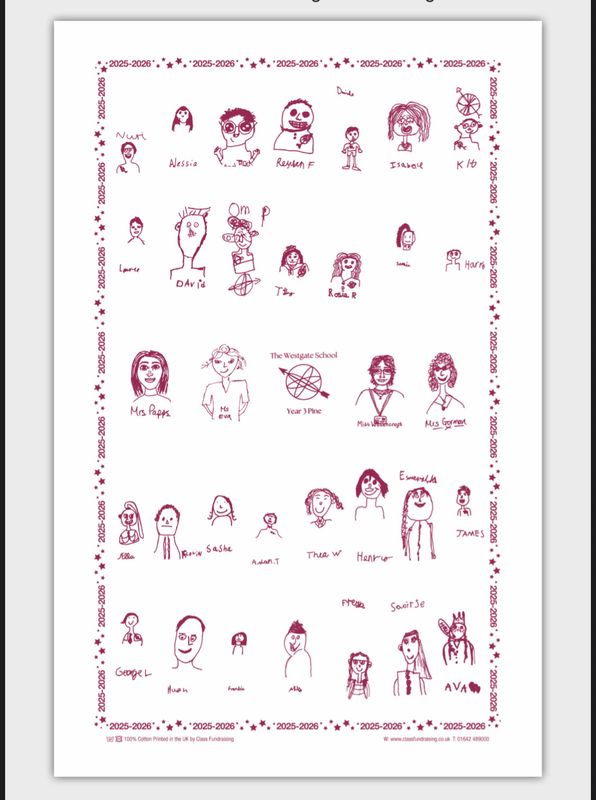Pine Class Tea Towel