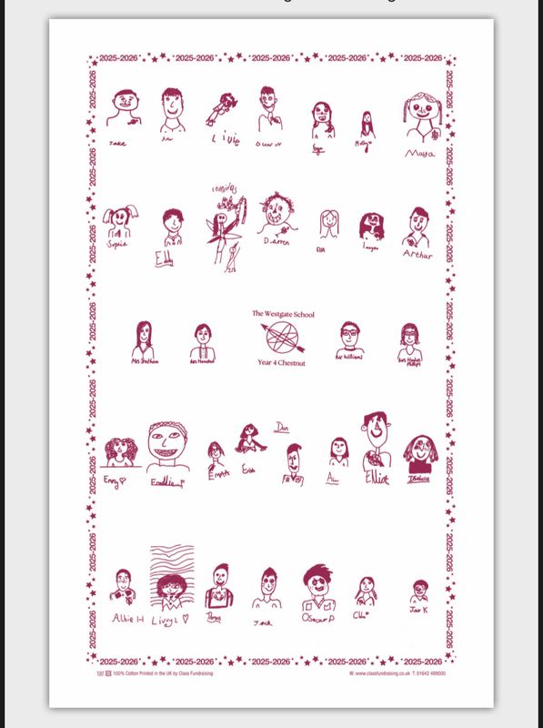 Chestnut Class Tea Towel