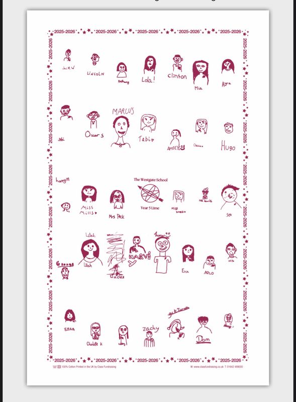Lime Class Tea Towel